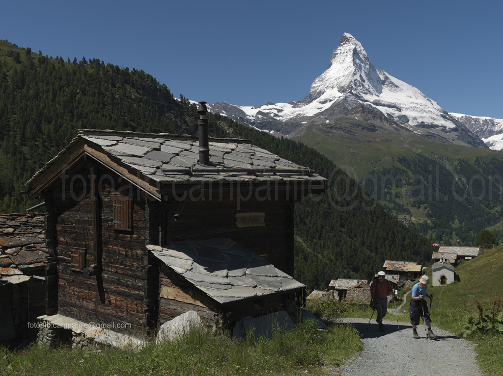 Zermatt CH 363 Findeln e il Cervino 0000