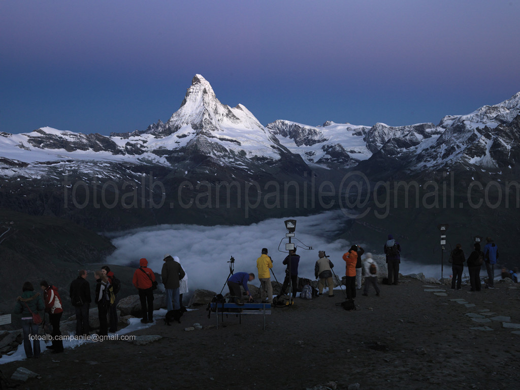 Zermatt CH 87 vista del Cervino Matterhorn da Rothorn 0000