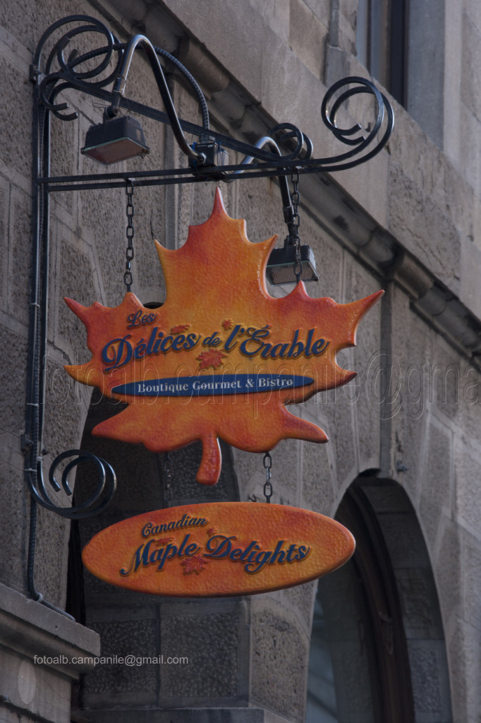 Les Delices de l'erable shop, Canadian Maple Delights, Montreal, Quebec, Canada