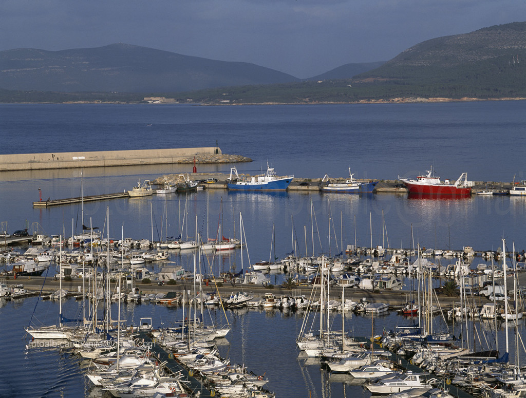 The Harbor, Alghero, Sardinia, Sardegna, Italia, Italy, Europe