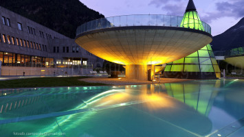 Aqua Dom Tirol Therme, Langenfeld, Oetztal, Tyrol, Austria, Europe