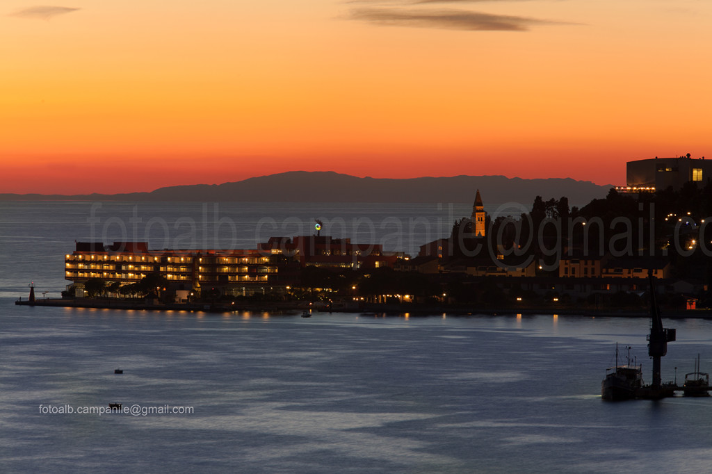 View of St.  Bernardino, Portorz, Portorose, Istria, Primorska, Slovenia