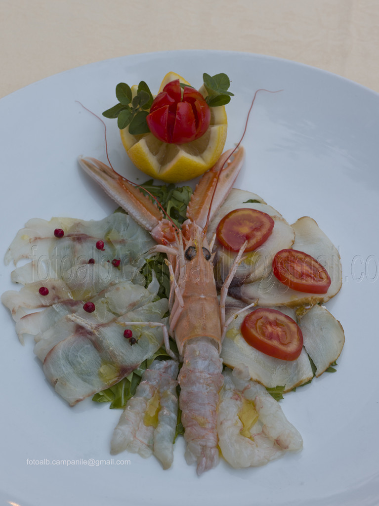 Bass, raw fish, Portorose, Portoroz, Istria, Primorska, Slovenia