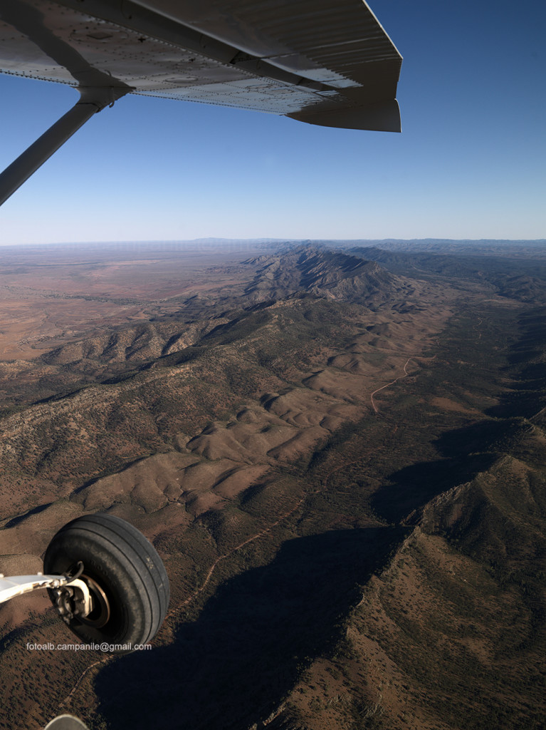 South Australia 657 Flinders Ranges NP, Wilpena Pound, vista aerea 0000