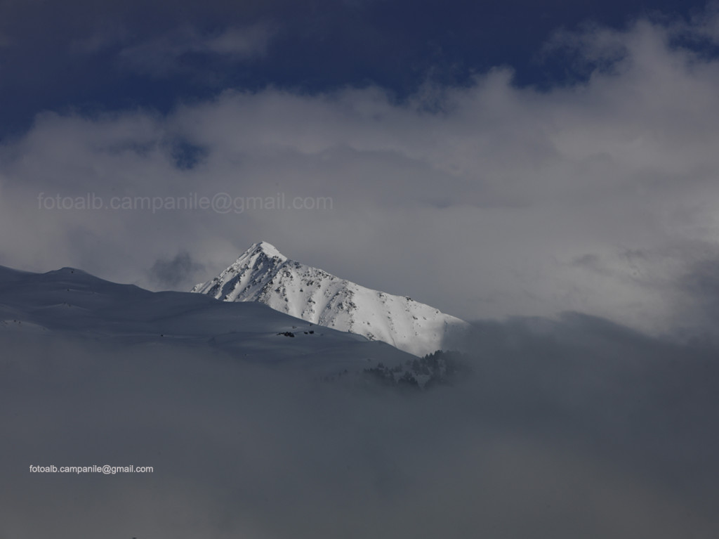 Piz Grossa from Tigignas, Canton Grigioni, Switzerland