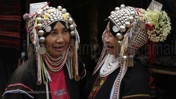 Ban  Pa tai village, Akha woman, Thailand