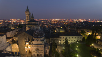 Colleoni Chapel and upper city, Bergamo, Lombardy, Italy, Italia; Europe Alberto Campanile Hasselblad H3D  2015-07-01 22:40:11 Alberto Campanile f/8 25sec ISO-50 24mm