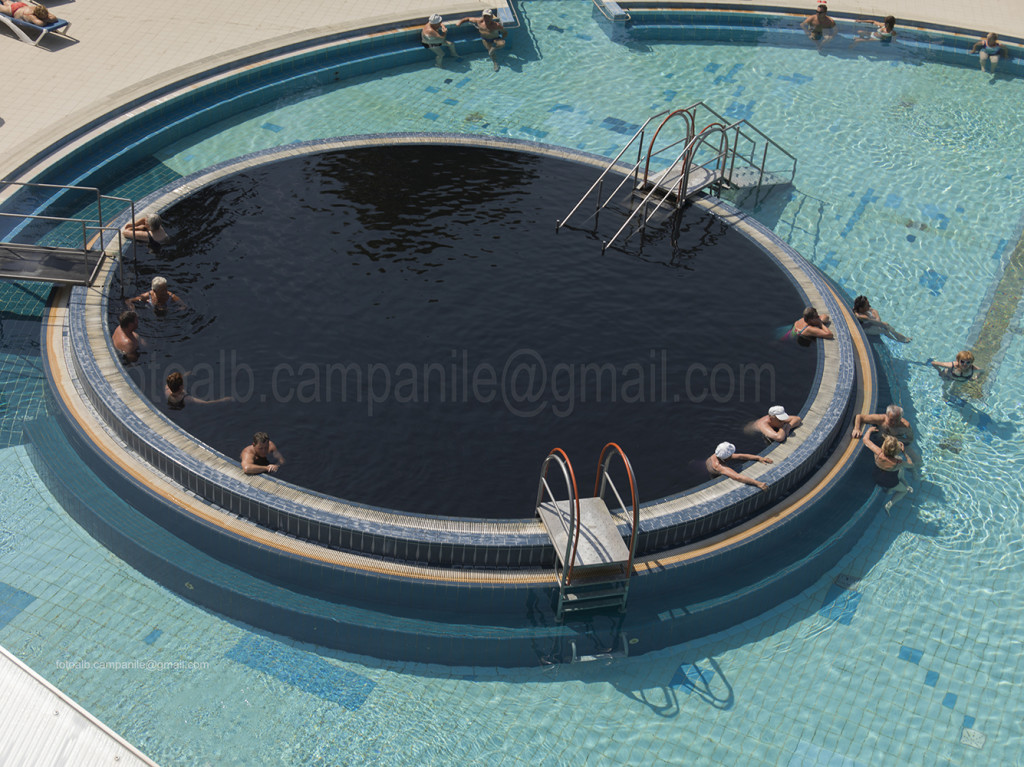 Black pool, Terme 3000, Moravske Toplice, Pomurje, Slovenia, Europe