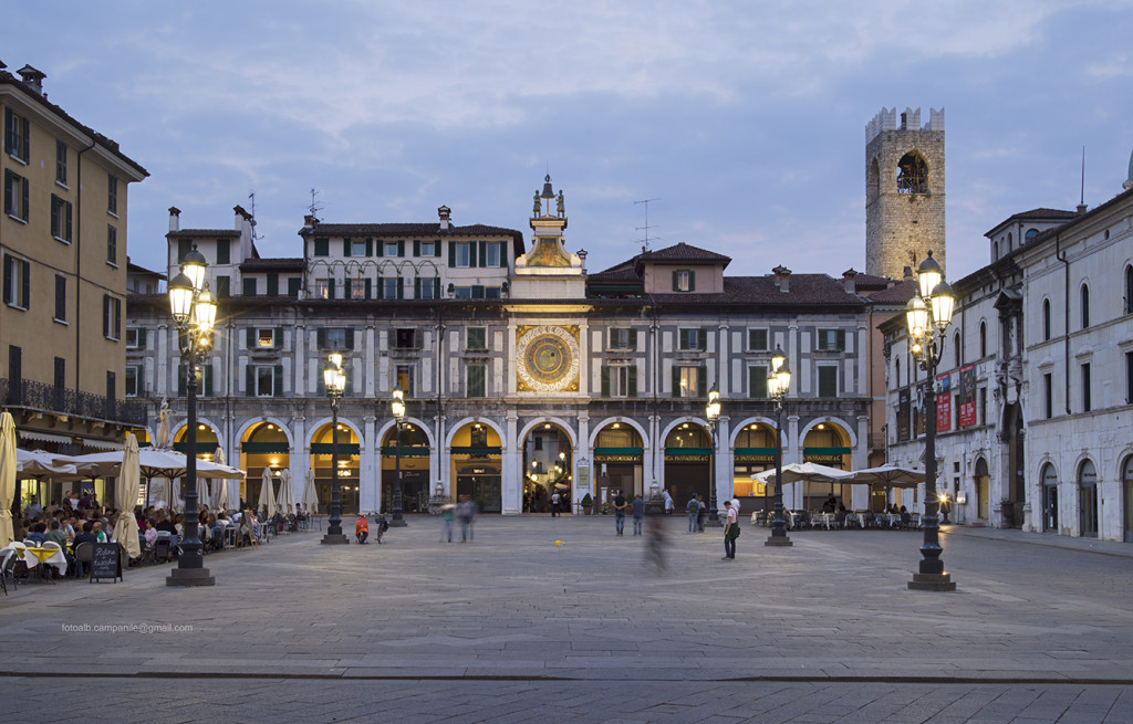 Loggia Square, Brescia, Lombardy, Italy, Europe