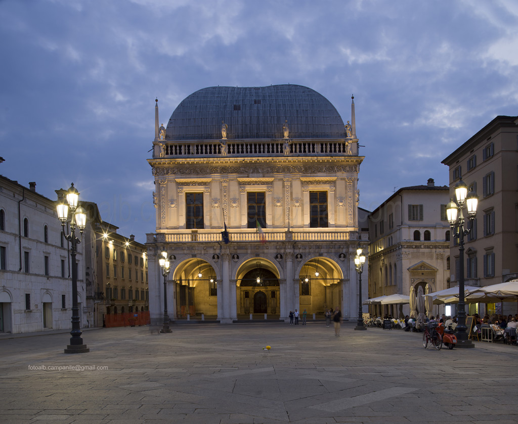 Loggia Square, Brescia, Lombardy, Italy, Europe