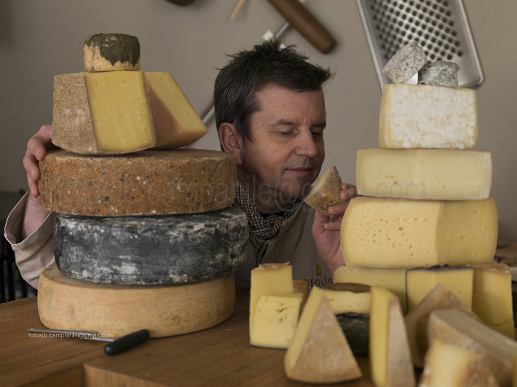 Hansi Baumgartner, Degust chesse shop, Varna, Alto Adige, Italy; Europe