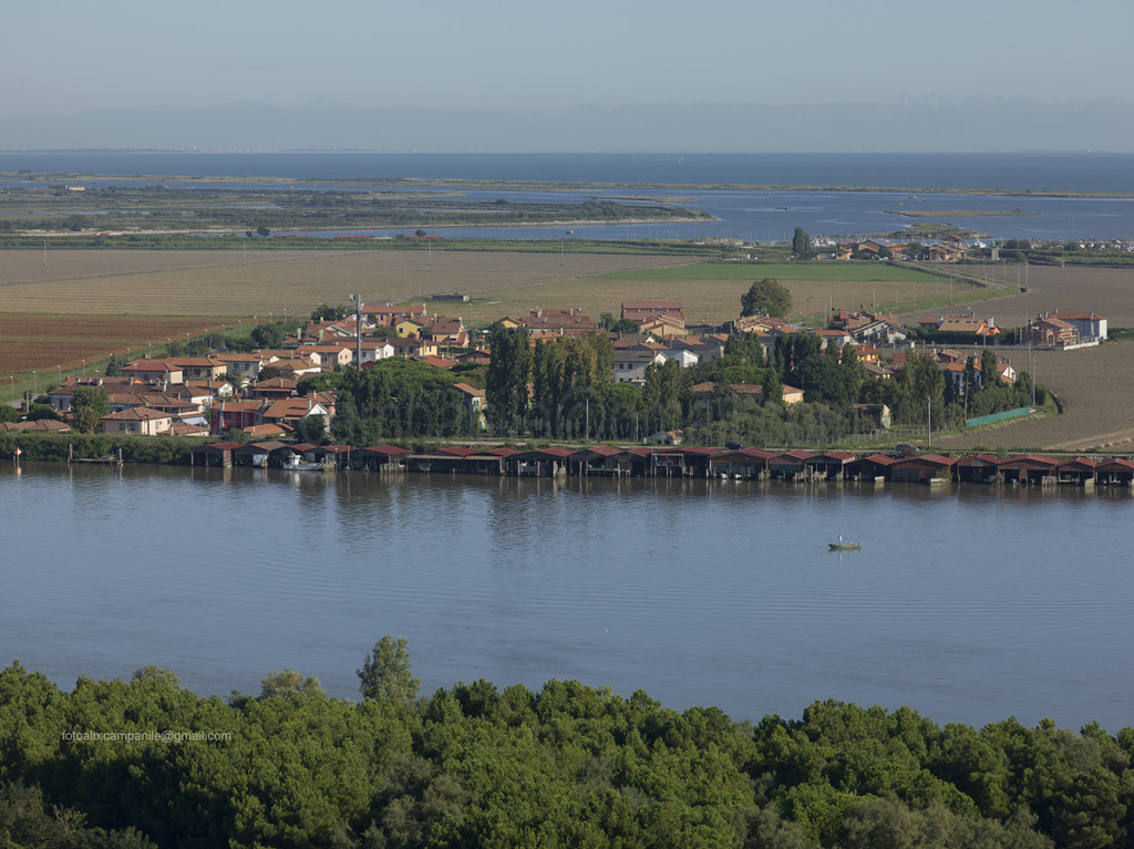 Po river, Pila, Porto Tolle, Polesine, Veneto, Italy, Europe