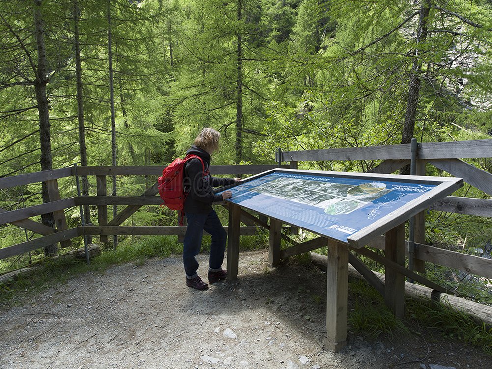 Kals am Grossglockner 0040 Daberklamm,, sentiero tra Taurer e Berger Alm