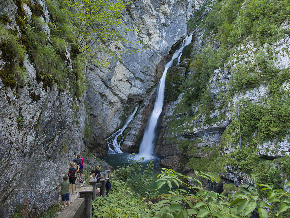 Savica Waterfall, Ukanc, Bohinj area, Slovenia, Europe