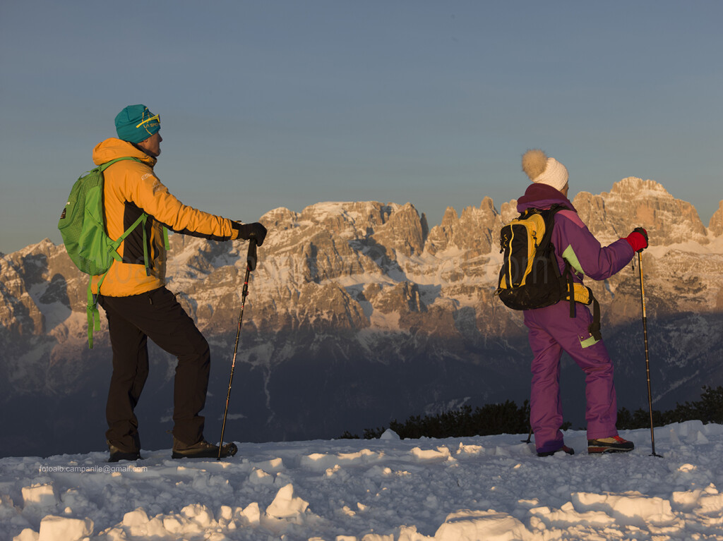 Andalo 196 Dolomiti Brenta all alba da Cima Paganella