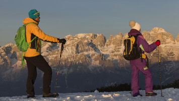 Andalo 196 Dolomiti Brenta all alba da Cima Paganella