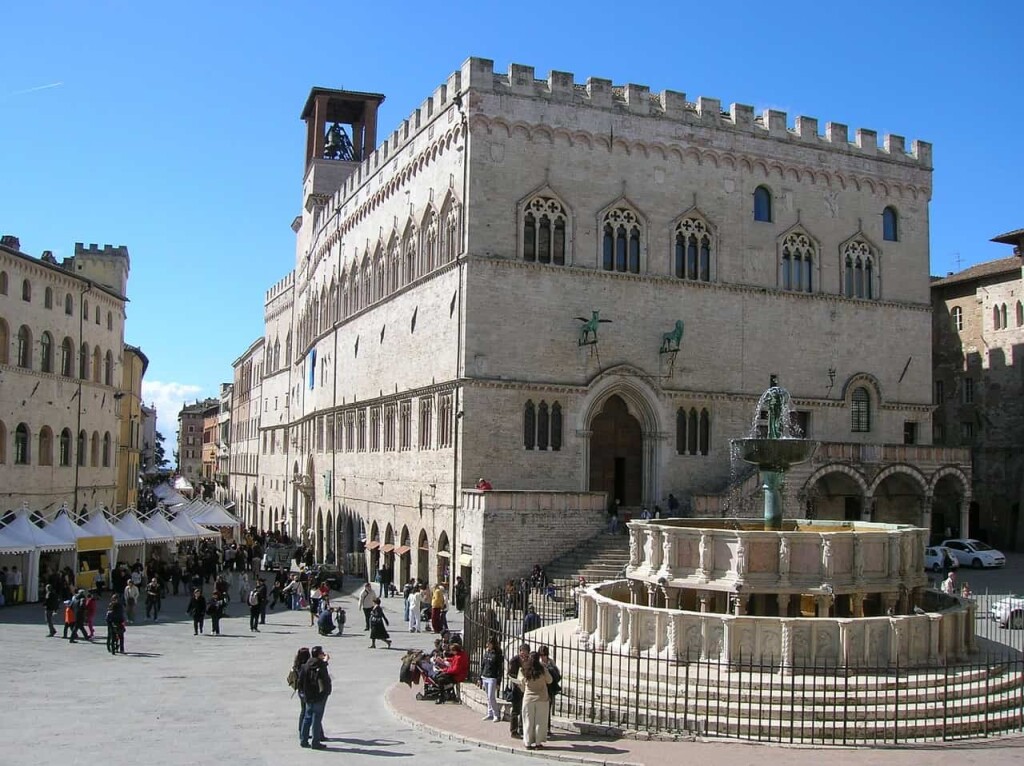 Perugia, centro storico, piazza IV Novembre
